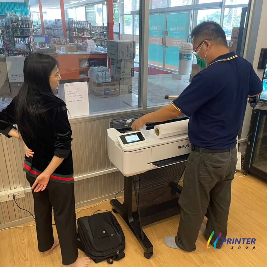 ส่งมอบติดตั้งเครื่องพิมพ์ Technical printer Epson SC-T3130