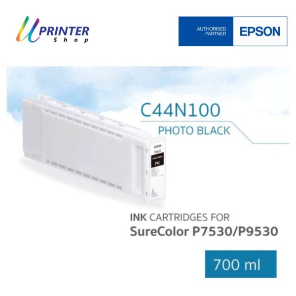 หมึกตลับ สีดำเงา สำหรับเครื่องพิมพ์ 12 สี Epson SC-P7530-P9530 ปรมาณ 700 ml