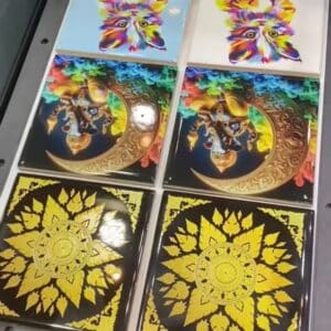 epson-surecolor-sc-v1030-uv-printer-ceramic-tile-uprintershop ภาพแผ่นกระเบื้องพิมพ์ลายศิลปะด้วยเครื่องพิมพ์ UV Epson SC-V1030 แสดงงานพิมพ์ Direct-to-Object สีสดคมชัดโดย uprintershop