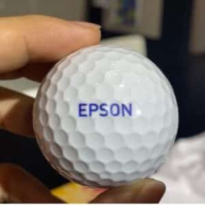 พิมพ์ UV ลงลูกกอล์ฟ พิมพ์ยูวี พิมพ์UV เครื่องพิมพ์ยูวี Epson UV printer Epson V1030 ลูกกอล์ฟพิมพ์ยูวี