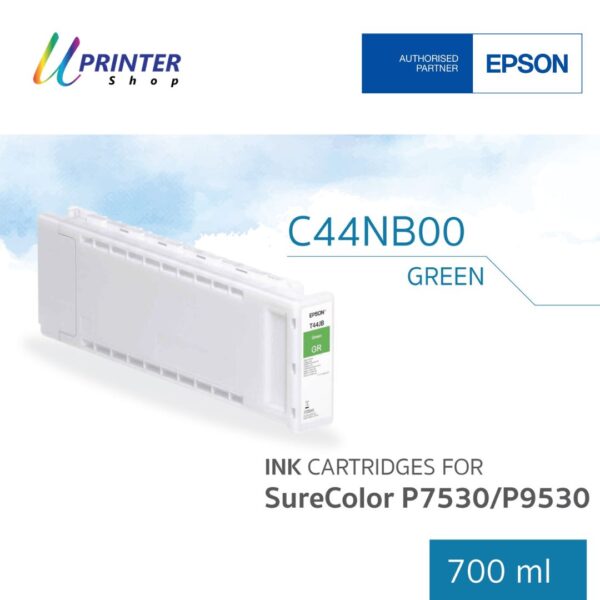 หมึกตลับ สีเขียว สำหรับเครื่องพิมพ์ 12 สี Epson SC-P7530-P9530 ปรมาณ 700 ml