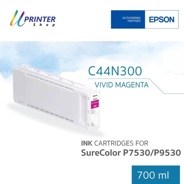 หมึกตลับ สีม่วงแดง สำหรับเครื่องพิมพ์ 12 สี Epson SC-P7530-P9530 ปรมาณ 700 ml