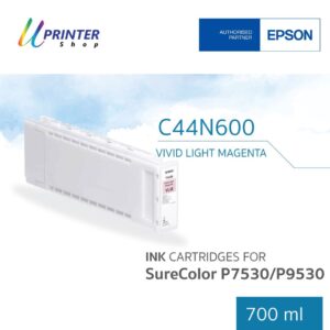 หมึกตลับ สีม่วงแดงอ่อน สำหรับเครื่องพิมพ์ 12 สี Epson SC-P7530-P9530 ปรมาณ 700 ml